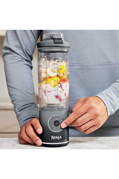 NINJA Portable blender Blast Max BC251EUGY, 14.4W, 570 ml, 19000 rpm, Ice crushing, 25 cycles, Gray