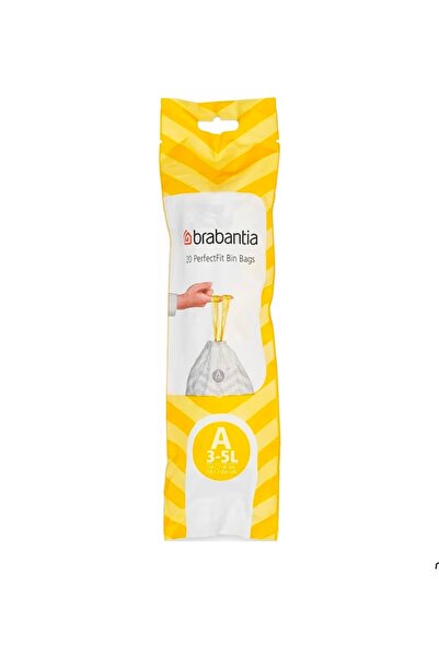 Brabantia PerfectFit Bin Liners Size A 3-5L Pack of 20 Bags