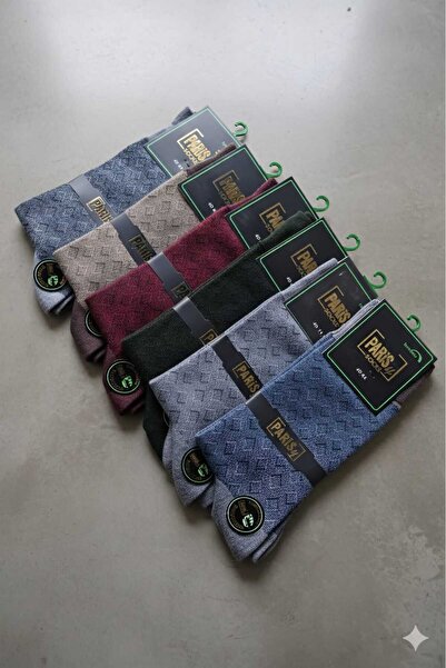 Paris Life ERKEK BAMBU ÇORAP; 40-44; ASORTİ 6 ÇİFT