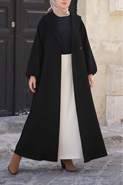 ANDE Şal Yaka Kaban - Siyah