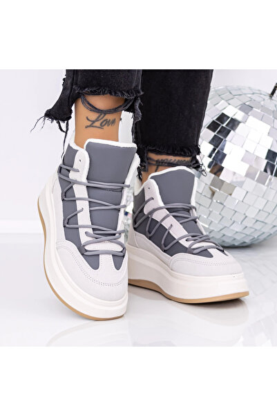 mei Women's Boots 3AGZ108 Grey