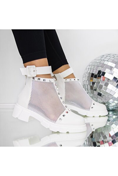 mei Women's Summer Boots 3H8 White