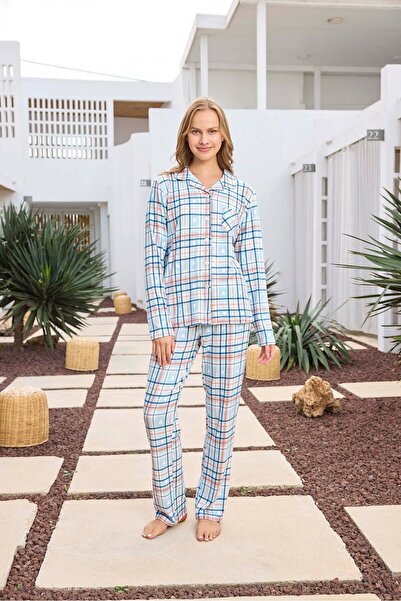 ARMİLLİA DİMODA Aydoğan Women's Thermal Long Sleeve Pajama Set