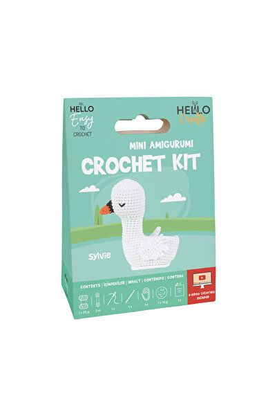 Hello Kit de croșetat mini amigurumi Sylvie HCx102