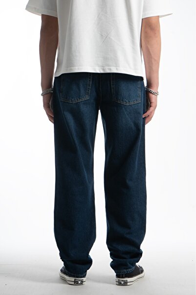 GRJ denim Dark Blue Casual Blue Straight Fit Men's Jean Pants