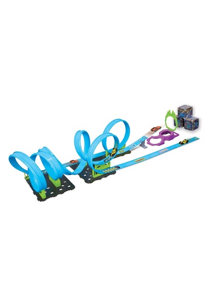 Speed Track Set pista de curse cu 2 masinute Speed Track, Multicolor