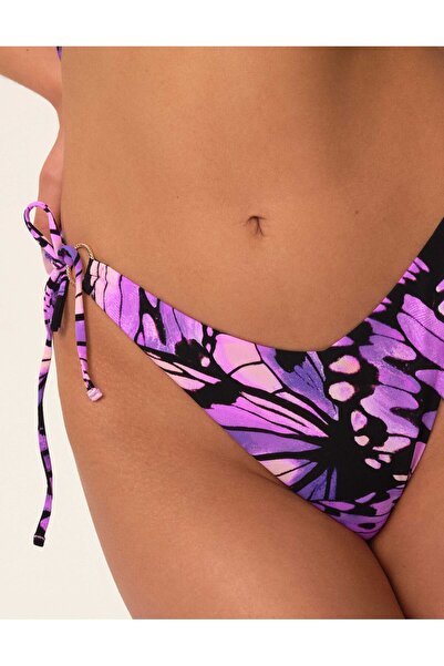 ESOTIQ Women's Bikini Bottom Briefs Side Tie String Panties Butterfly Pattern Feminine & Sexy | Icarus