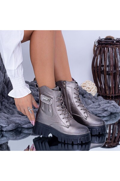 mei Women's Boots MX305 Guncolor