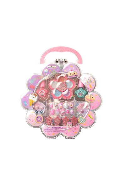 Mega Oyuncak Mega Hot Focus Sparkle Taşınabilir Işıltılı Tırnak ve Makyaj Seti