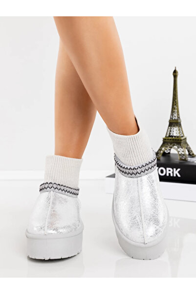 Wilady Γυναικείες Μπότες UG 8015-1 Ασημί