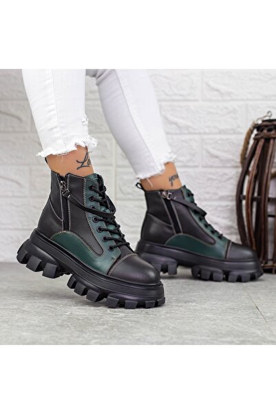 FORMAZIONE Γυναικείες Μπότες 1778 Μαύρο-Πράσινο