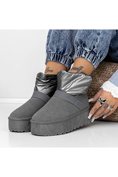 mei Women's Boots 3XJ109 Grey