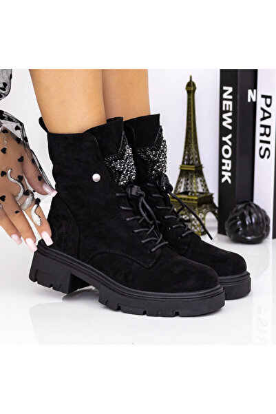 mei Γυναικείες Μπότες 3AH13 Μαύρες