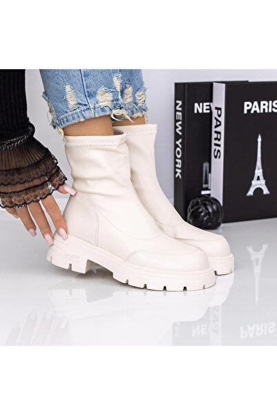 mei Γυναικείες Μπότες 3AL56 Μπεζ