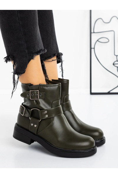 Bottega Γυναικείες Μπότες A796 Πράσινο