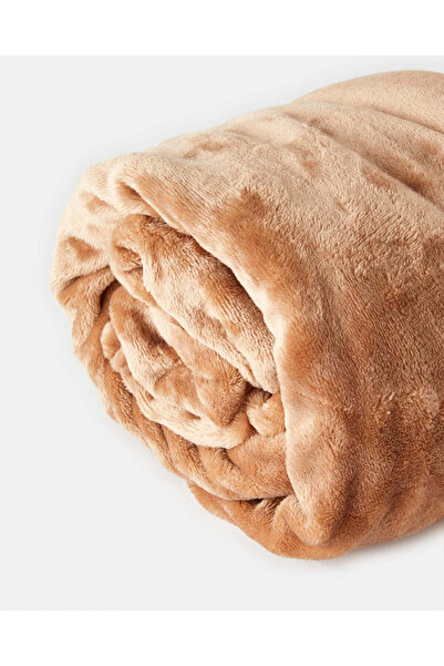 REDTAG Brown Ultra Soft Blanket (Single Size)