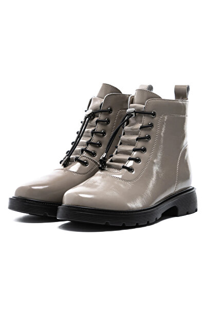 advancer Women's boots made of genuine leather E0931-10 Peach