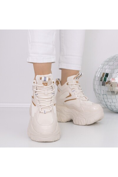 mei Γυναικείες Μπότες 3SJN2 Κρεμ