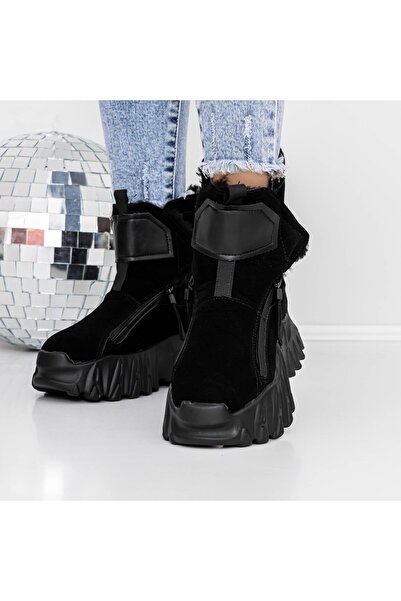 mei Γυναικείες Μπότες 3WL60 Μαύρες