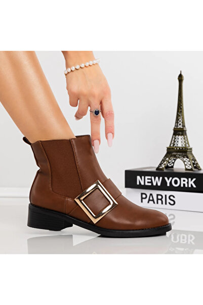 Tania Γυναικείες Μπότες 6882 Ανοιχτό καφέ