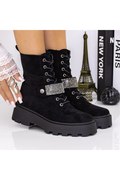 mei Γυναικείες Μπότες 3AH12 Μαύρες