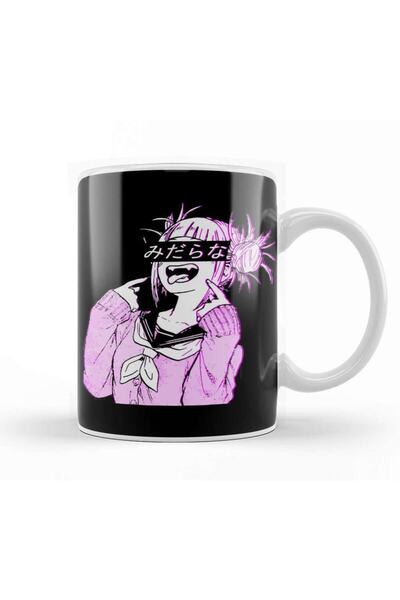 dekado كوب من البورسلين من Waifu Anime Neko Vaporwave Glitch Manga Girl