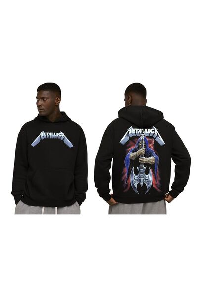sensobel Metallica crna muška majica sa kapuljačom