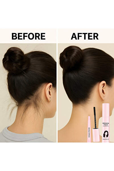 Zenorius Cremă pentru fixarea firelor rebele – Finishing Hair Cream cu perie+...