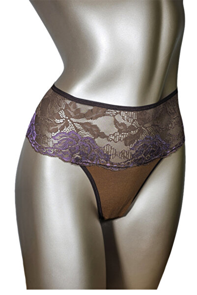 Ioana boutique Brown/Purple Thong Panty