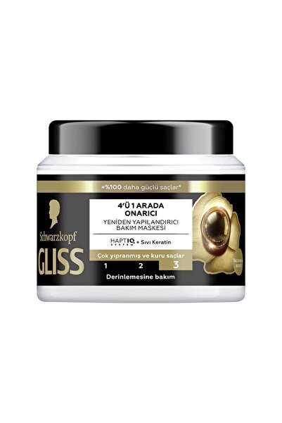 Gliss Sac Bakim Mask 400ml Ultimate Repair 4 Pieces