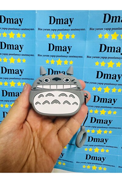 Dmay Apple AirPods Pro 3. Nesil (2025) Compatible Figured Silicone Case with Keychain Case