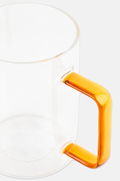 Muy Mucho Borosilicate Glass Mug 450 ml, Transparent