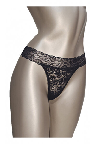 Ioana boutique Black lace thong