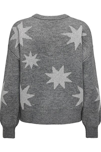 ONLY Rosie Ls O-Neck Glitter Women's Knitwear Sweater – Sparkling Crew Neck