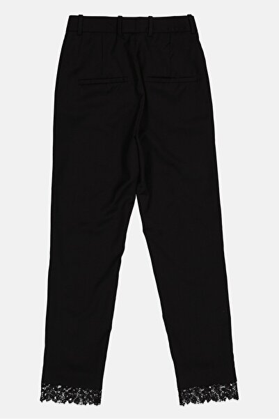 The Kooples Women Regular Fit Plain Dress Pants, Black
