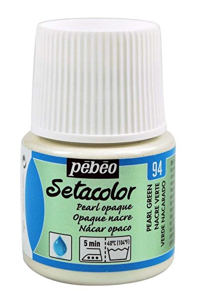 Pebeo Setacolor Fabric Paint – Pearl Green 45 ml (202-094)