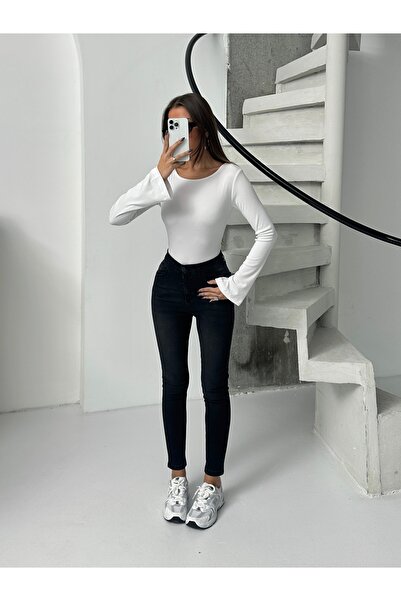 blue marlın Pre-Processed Women's Denim Tight-Leg Jeans