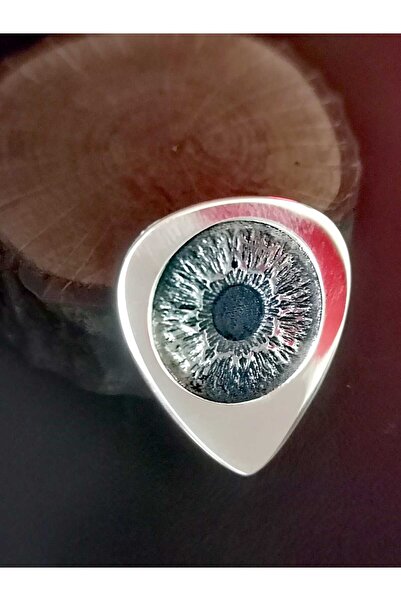 kisiyeozelpenaa Göz Desenli Gitar Pena Metal Lazer Kabartma Sarı Pirinç