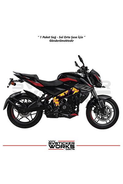 ARONA BAJAJ NS200 Orta Şase Kaplama Modeli Batman Desen