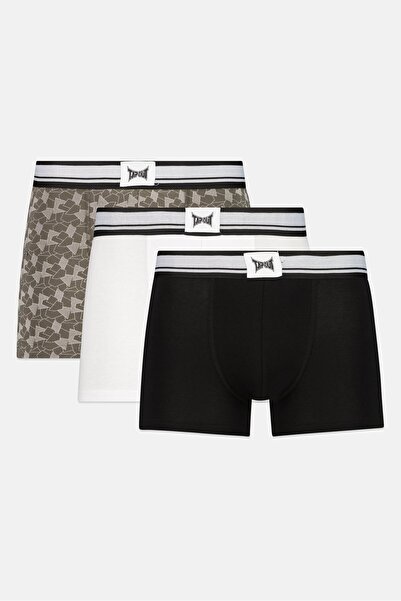 Tapout Men 3 Pieces Brand Logo Boxers, Multicolor