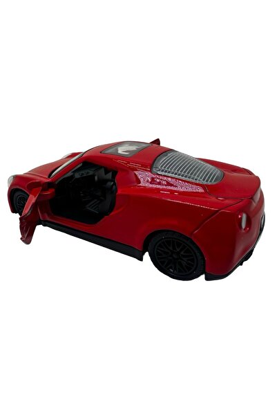 JPT Alfa Romeo Червен 1/36 лят модел със звук и светлина