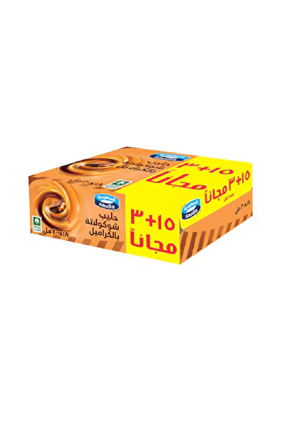 Saudia Al-Saudia Milk Caramel Flavor, 200 ml 15+3 pcs