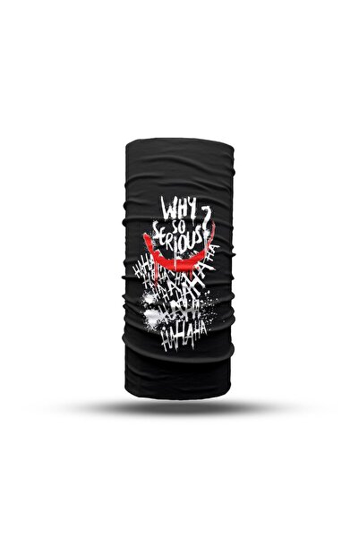 Joker Desenli Motorcu Boyunluk & Bandana - Baf Buff