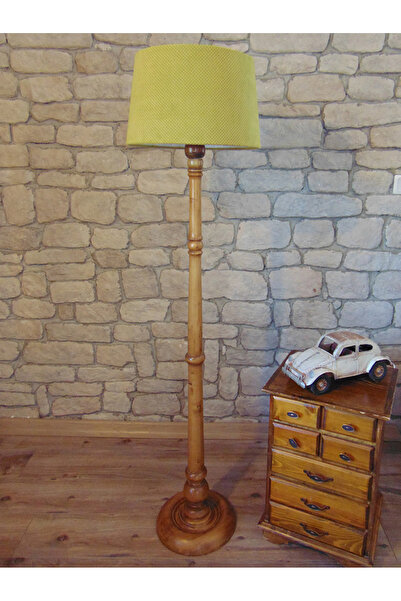 Ağaç Ustası Torinio Torna Bacak Lambader Abajur Avize Aydınlatma Ahşap Nature...