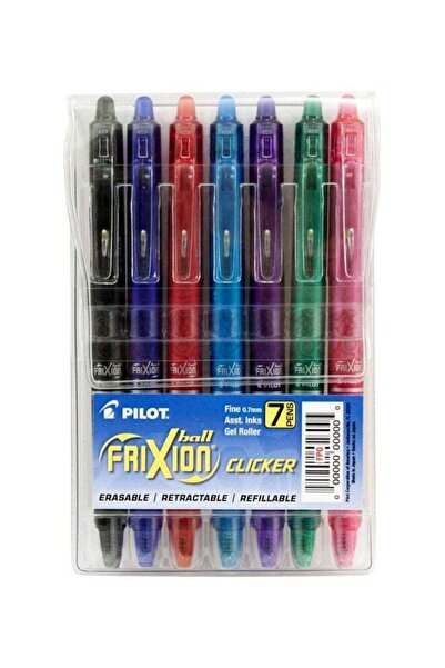 Pilot Frixion Retractable Erasable Gel Pen – Multicolor Pack