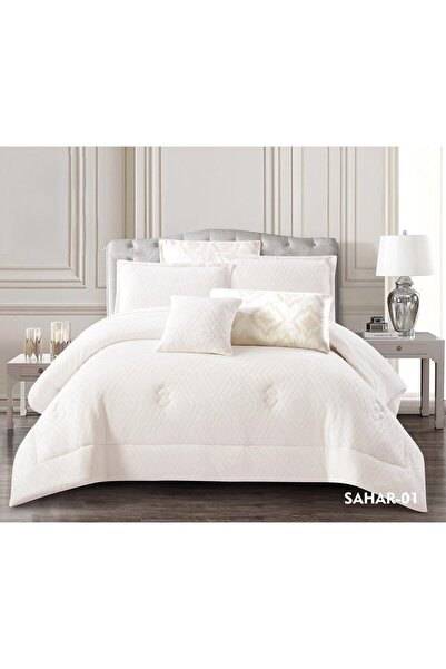 SNOOZYL Single and twin bedspreads made of soft velvet and faux fur for cold winter nights, featuring an elegant geometric pattern, 5 pieces