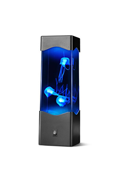 OEM Lampă de masă decorativă cu LED și model de meduze colorate, 7x7x23 cm