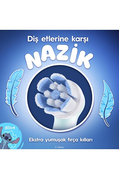 Oral-B iO Çocuk 6+ Stitch Diş Fırçası Yedek Başlığı 4 Adet
