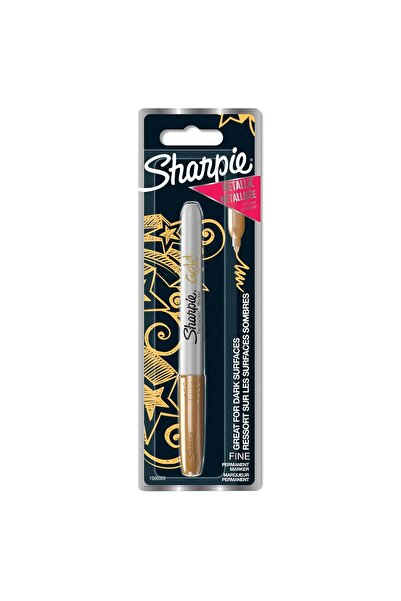 Sharpie Permanent Marker – Fine Tip, Gold Ink