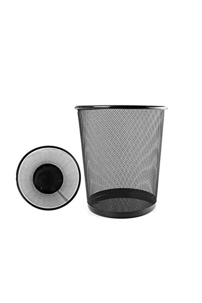 Deli Metal Mesh Waste Bin – Black